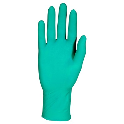 - Ansell TouchNTuff Green PF Nitrile Disposable Gloves  5Mil