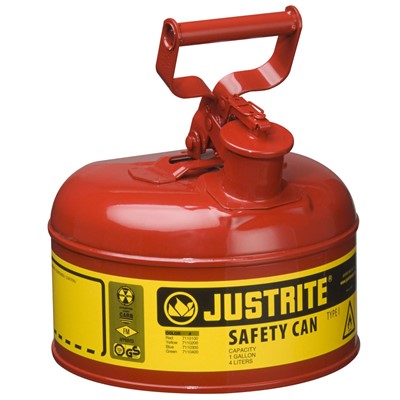 - Justrite Type I Steel Safety Can