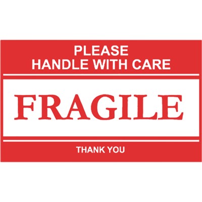 NMC Please Handle with Care Fragile Label LR05AL