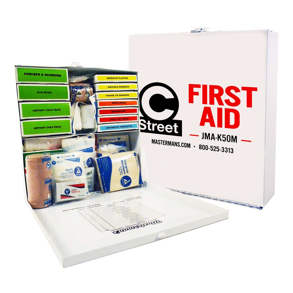 C Street 50 Person ANSI First Aid Kit