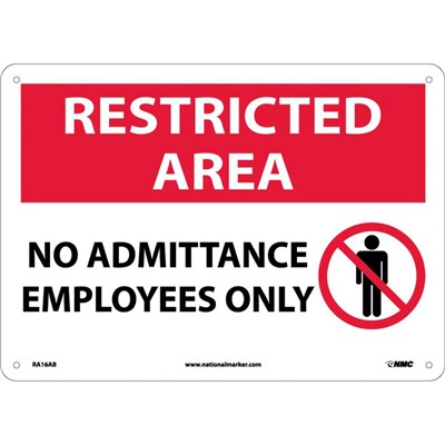 Security and Admittance Signs