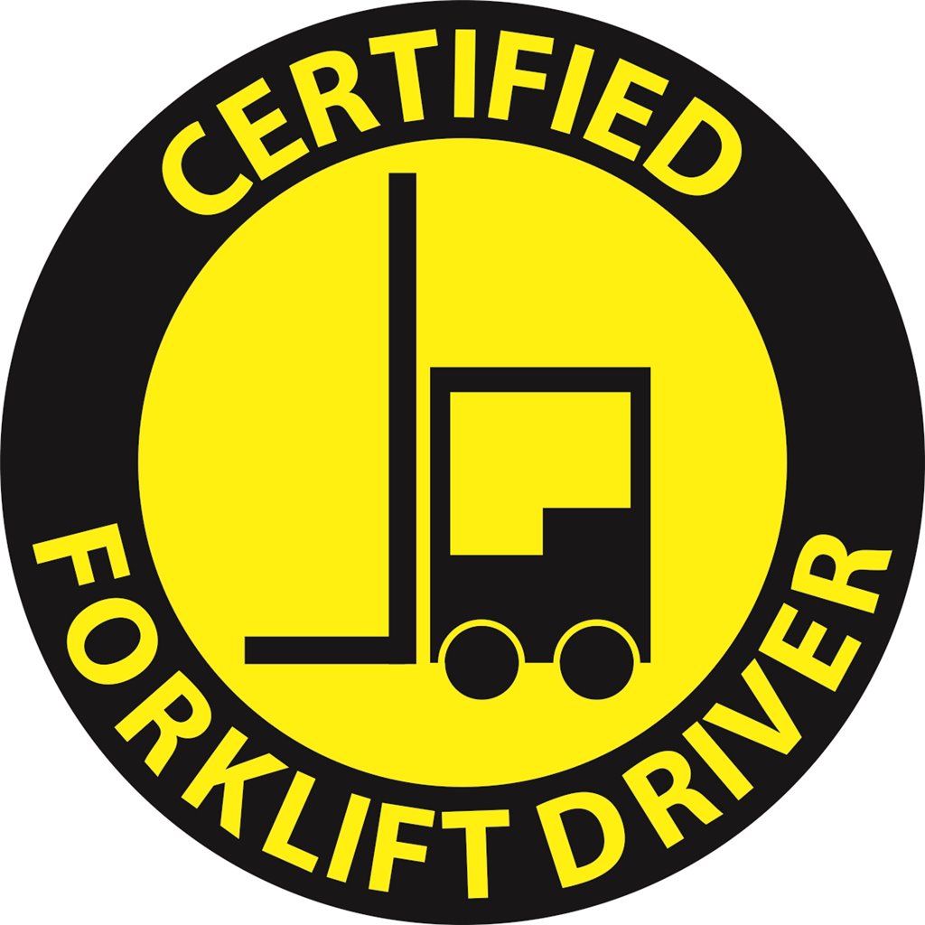 Stk Hh001 Stkhh001 Sticker Certified Forklift Driver 2in Masterman S