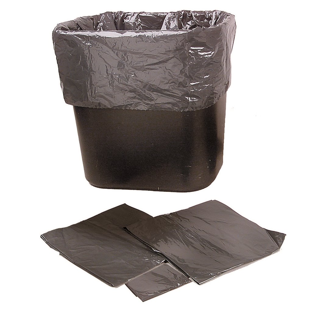 General Purpose 10 Gallon Black Trash Bags - Case of 500
