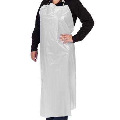 Aprons Vinyl 6mil 35in x 45in WHT - AXX-CW-45