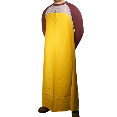 Safety Zone Yellow Vinyl Food Processing Apron