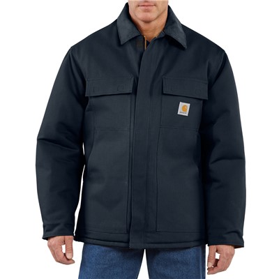 Carhartt Dark Navy Cotton Duck Arctic Traditional Coat C003DNY-XL-TALL