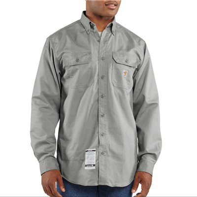 Carhartt FR Classic Gray Twill Shirt FRS160GRY-2X-TALL
