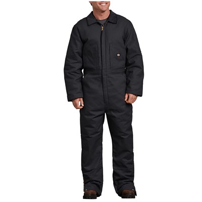 Dickies Winter Insulated Coveralls TV239BLK-LG-SHORT