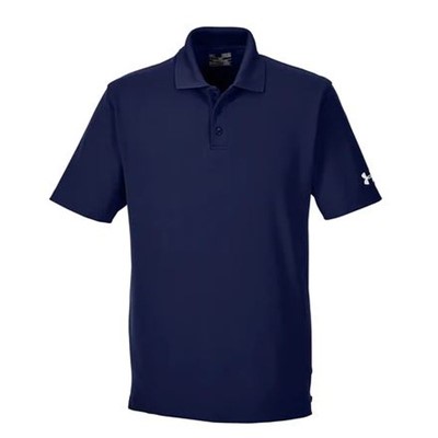 Under Armour Navy Polo for Men 1261172-NVY-XL