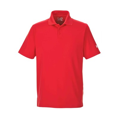 Under Armour Performance Red Polo for Men 1261172-RED-XL