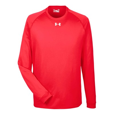Under Armour Red Long-Sleeve Locker T-Shirt 1268475-RED-XL