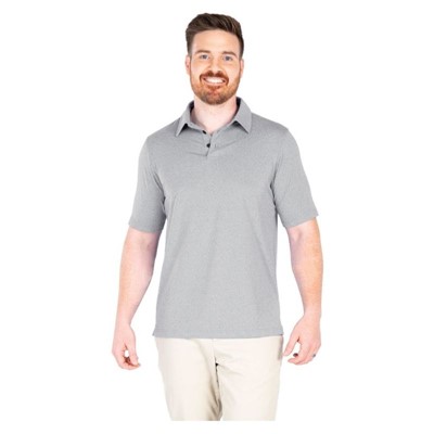 Charles River Light Gray Heather Polo for Men 3318-LGH-3X