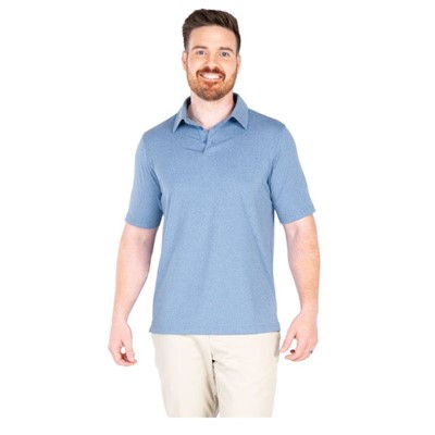 Charles River Light Royal Heather Polo for Men 3318-LRH-2X