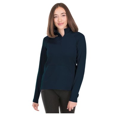 - Charles River 5057 Womens Seaport Quarter Zip Pullover NVY