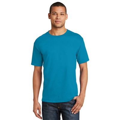 Hanes Beefy-T Teal T-Shirt 5180-TLE-SM