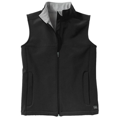 Charles River Womens Classic Soft Shell Black Vest 5819-BLK-SM
