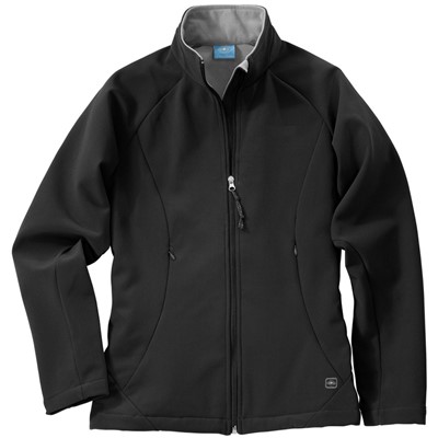 Charles River Womens Ultima Black Soft Shell Jacket 5916-BLK-LG