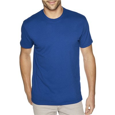 Next Level Royal Blue Sueded Crew T-Shirt 6410-RBL-LG