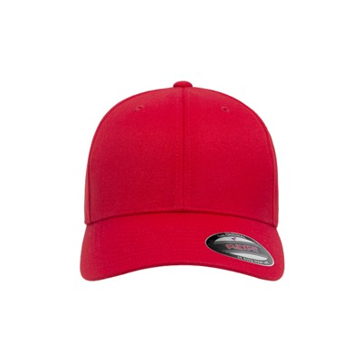 FlexFit Wool Blend Red Cap 6477-BLK-LG-XL