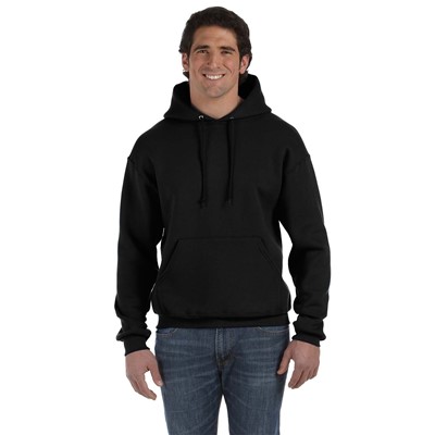 Fruit of the Loom Supercotton Black Hoodie 82130-BLK-XL