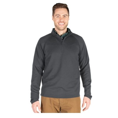 - Charles River 9057 Mens Seaport Quarter Zip Pullover GRY