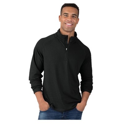 - Charles River 9566 Mens Fusion Pullover BLK
