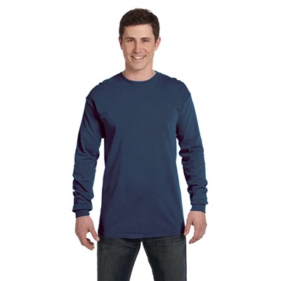 Comfort Colors Navy Long Sleeve T-Shirt C6014-NVY-XL