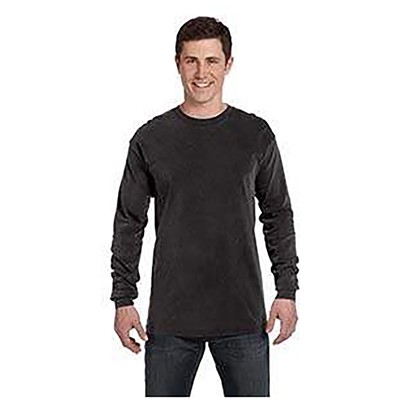 Comfort Colors Black Long Sleeve T-Shirt C6014-BLK-SM