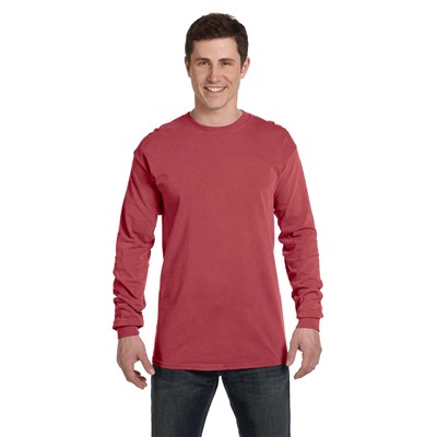 Comfort Colors Brick Long Sleeve T-Shirt C6014-BRK-SM