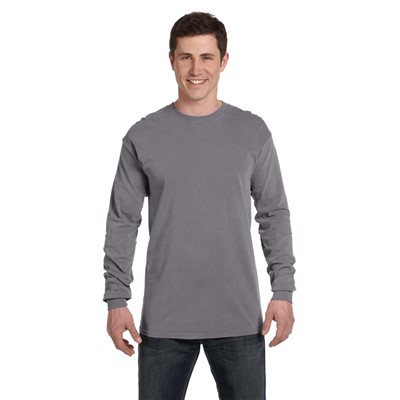 Comfort Colors Graphite Long Sleeve T-Shirt C6014-GPH-XL