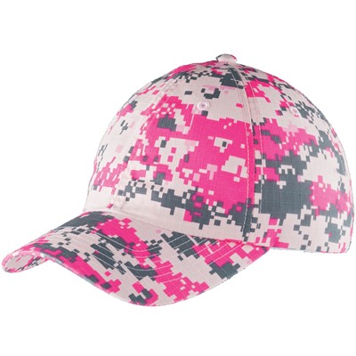 Port Authority Digital Ripstop Pink Camouflage Cap C925-PNK-CMO