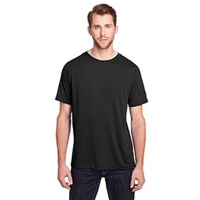 Core 365 Fusion ChromaSoft Performance Black T-Shirt CE111-BLK-XL