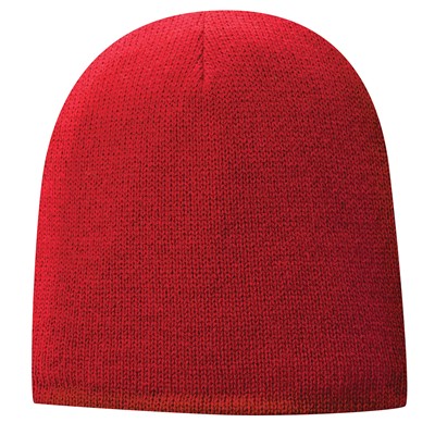 Port & Company Fleece Lined Red Beanie Cap CP91L-RED