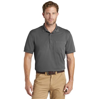 CornerStone Snag-Proof Charcoal Pique Charcoal Polo CS4020P-CHL-MD