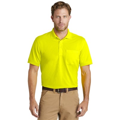 CornerStone Snag-Proof Safety Yellow Pique Polo CS4020P-SFY-MD