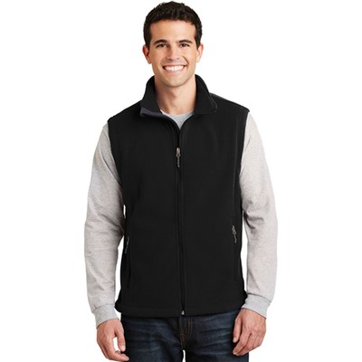 Port Authority Value Black Fleece Vest L219-BLK-MD