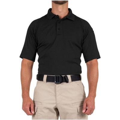 First Tactical Black Tactical Polo FT112509-BLK-LG