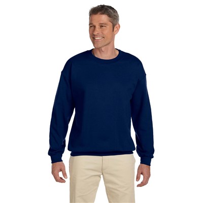 - Gildan Heavy Blend Crewneck Pullover Sweatshirt NVY