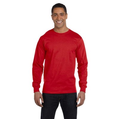 - Gildan G840 Adult Long-Sleeve T-Shirt RED