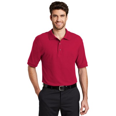 Port Authority Silk Touch Red Polo K500-RED-LG