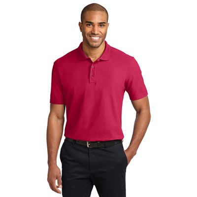 Port Authority Stain-Resistant Red Polo K510-RED-LG