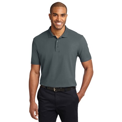 Port Authority Stain-Resistant Steel Gray Polo K510-STL-2X