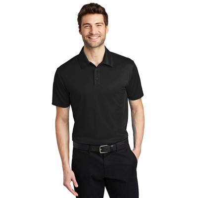 Port Authority Black Silk Touch Performance Polo K540-BLK-LG