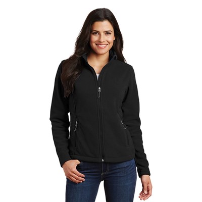 Port Authority Ladies Value Black Fleece Jacket L127-BLK-XL