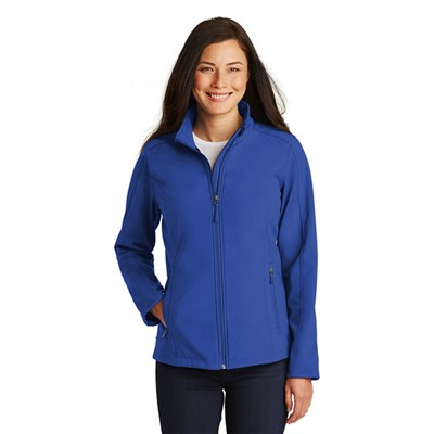 Port Authority Ladies Core True Royal Blue Soft Shell Jacket L317-RBL-MD