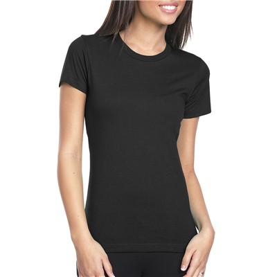Next Level Ladies Boyfriend Black T-Shirt N3900-BLK-XL