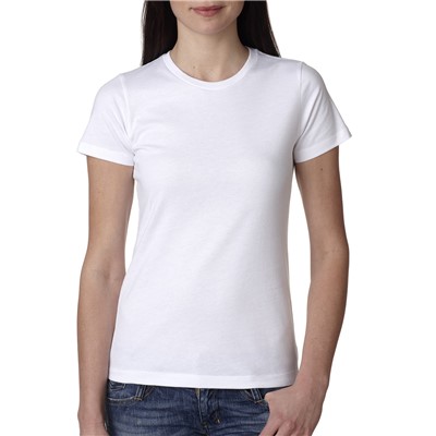 Next Level Ladies Boyfriend White T-Shirt N3900-WHT-MD