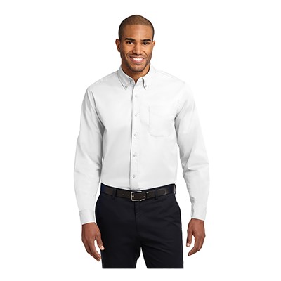 Port Authority Easy Care Long Sleeve Work Shirt S608-WHT-SM