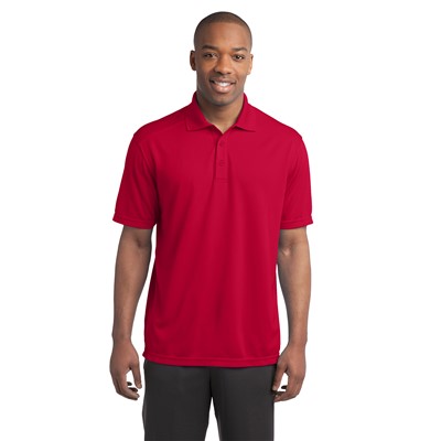 - Sport-Tek PosiCharge Micro-Mesh Wicking Polo RED