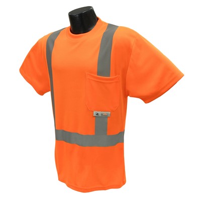 Radians Class 2 Hi Vis Orange Wicking Pocket T-Shirt ST11-2POS-XL